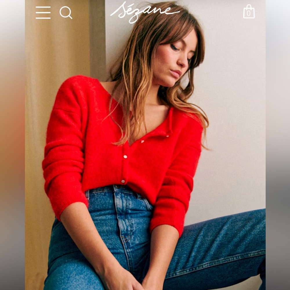 Sezane Gaspard Cardigan XXS